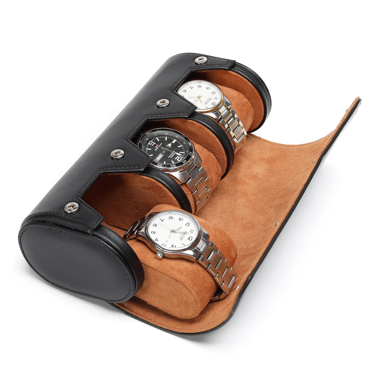 Étui Gabin 3 montres noir