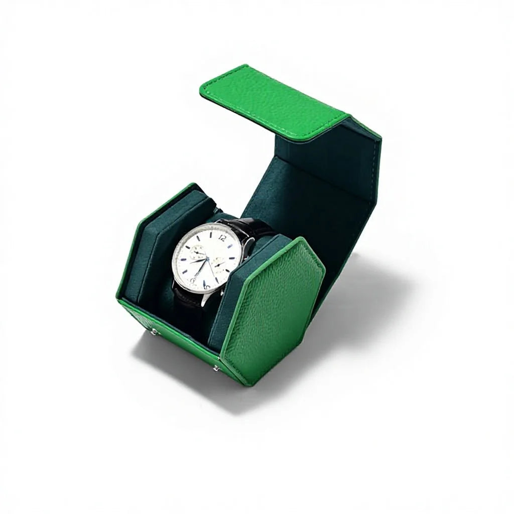 Étui Maxence 1 montre vert
