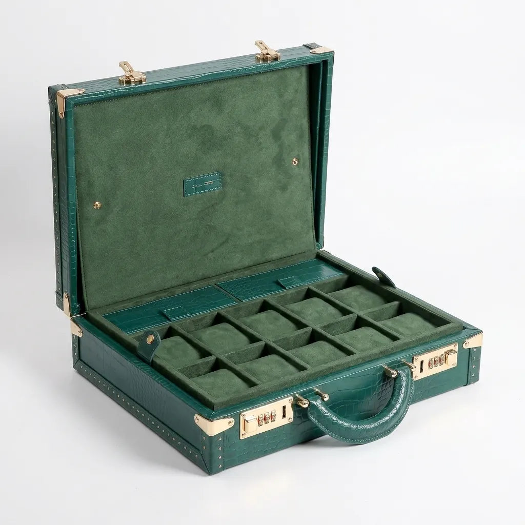 Étui 10 montres BASILE cuir
