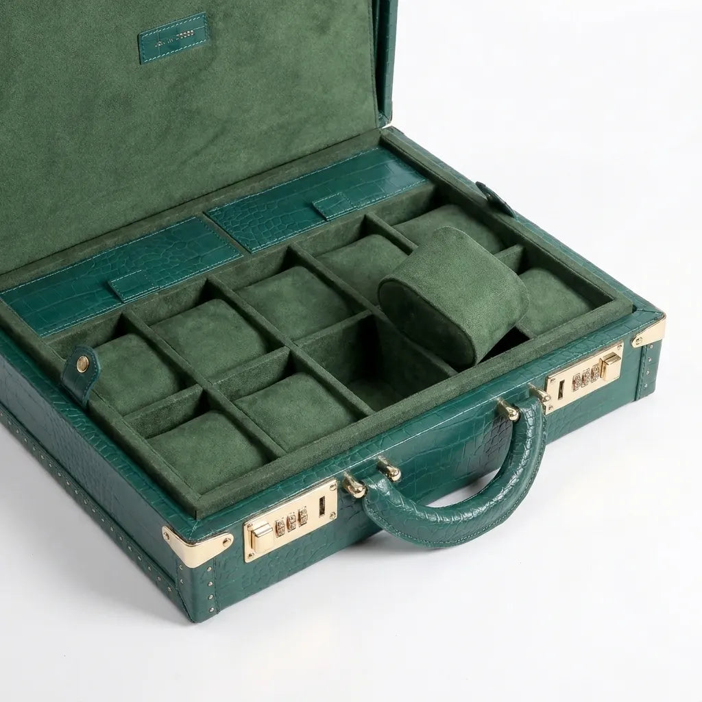 Étui 10 montres BASILE cuir